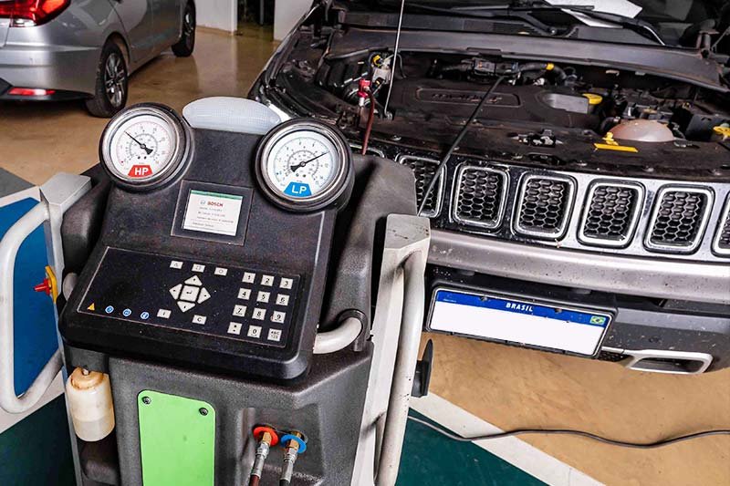 manutenção de ar-condicionado automotivo